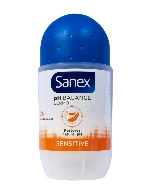SANEX ROLL ON ANTI PERSPIRANT DERMO PH BALANCE SENSITIVE 50ML